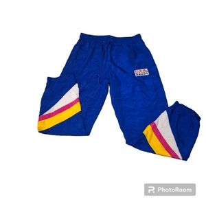 Forever 21 Pop and Play  90's Windbreaker Pants Size M Multi Color